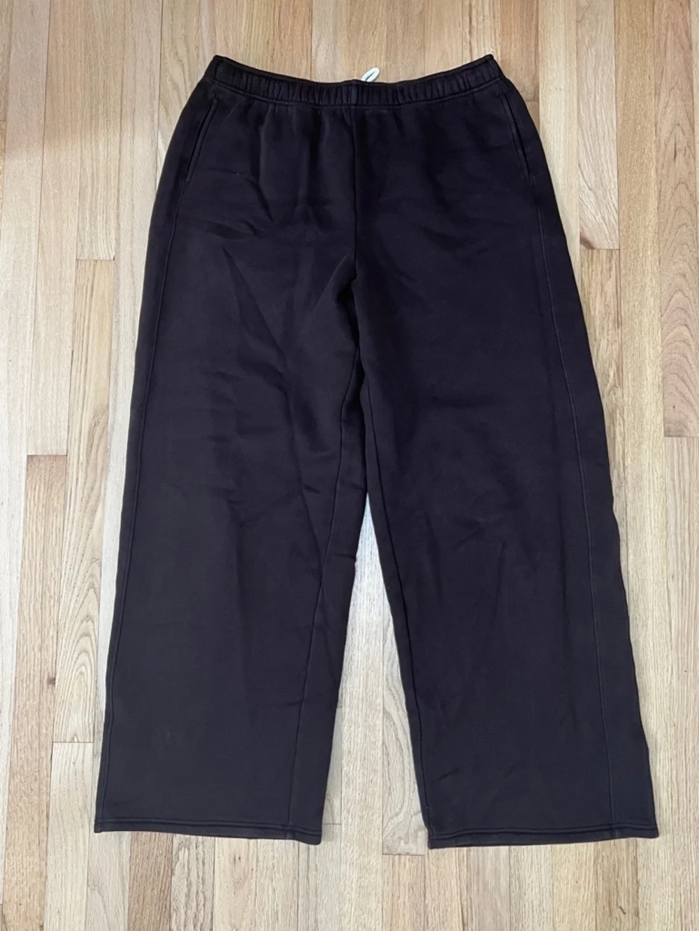 Offline by Aerie Wide Leg Sweatpants Deep Earth Chocolate Brown Womens XL‎ Long